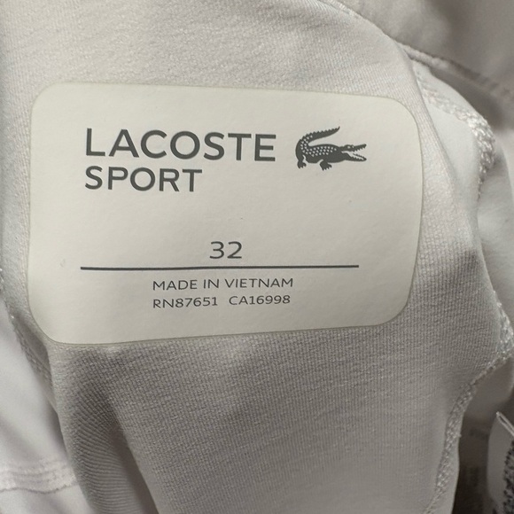 Lacoste White Pleated Athletic Tennis Pickleball Skirt (XS 0-2) - Picture 3 of 7